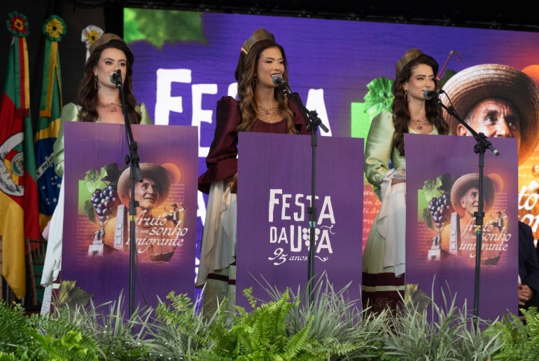 Caxias festeja | Festa da Uva 2026 é aberta oficialmente