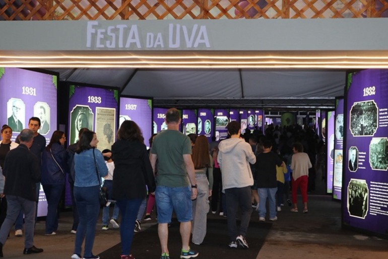 Segunda e terça de entrada livre levam 33 mil à Festa da Uva