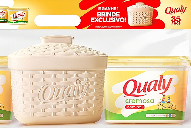 Qualy relança porta-pote de margarinas dos anos 90
