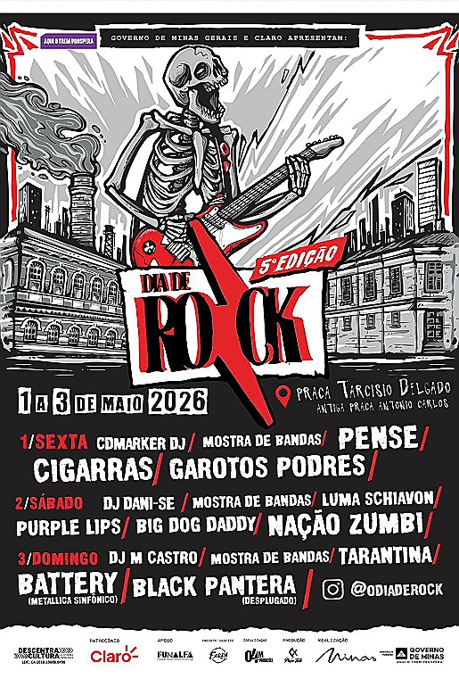 Dia de Rock | Black Pantera, Nação Zumbi e Garotos Podres