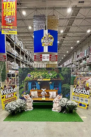 Chegada do coelhinho e atividades gratuitas para crianças