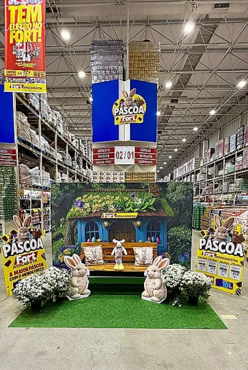 Chegada do coelhinho e atividades gratuitas para crianças