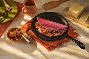 Receita de tapioca colorida com cocada cremosa