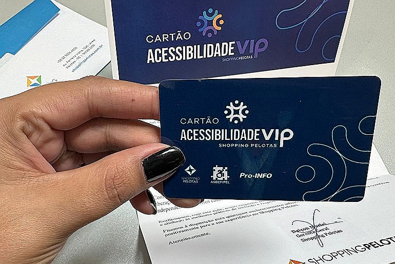 Shopping Pelotas cria cartão de acesso a banheiros PCDs