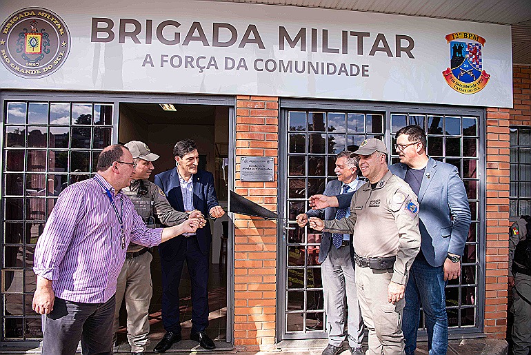 Inaugurado no Campus-Sede da UCS o 4º Pelotão da BM