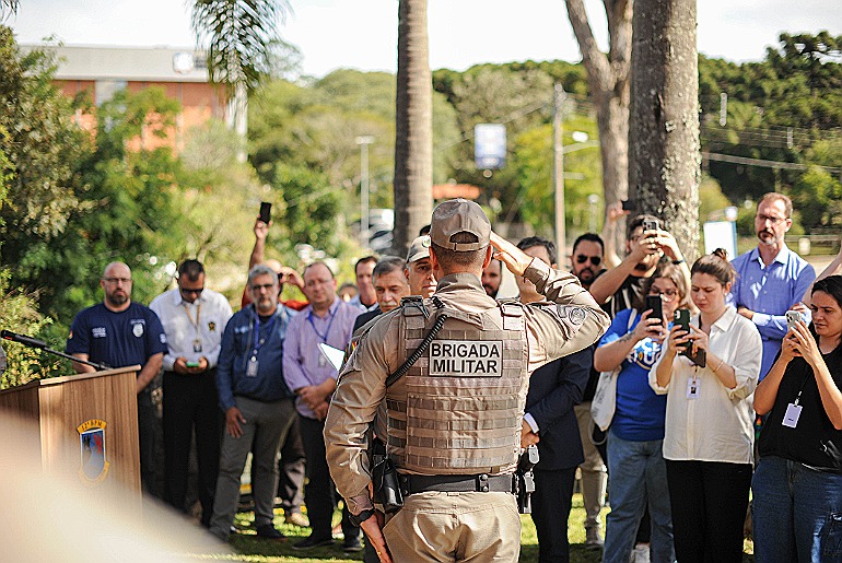 Inaugurado no Campus-Sede da UCS o 4º Pelotão da BM