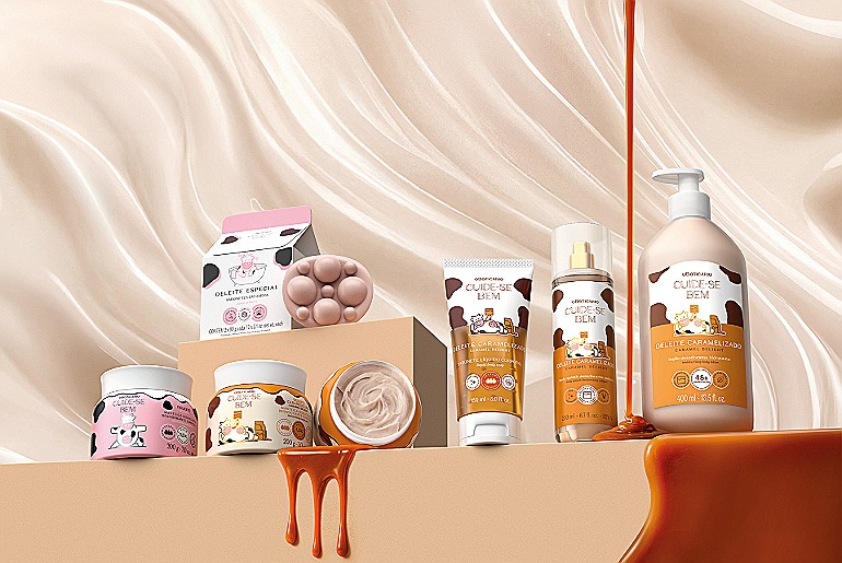 O Boticário lança "Cuide-se Bem Deleite Caramelizado"