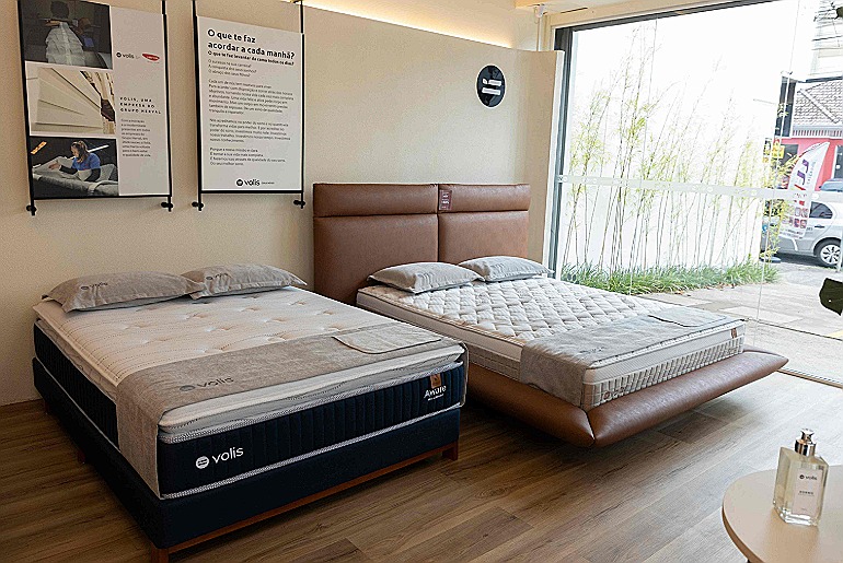 Volis aposta em modelo que simplifica escolha do colchão