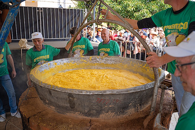Polentaço celebra raízes italianas em Monte Belo do Sul