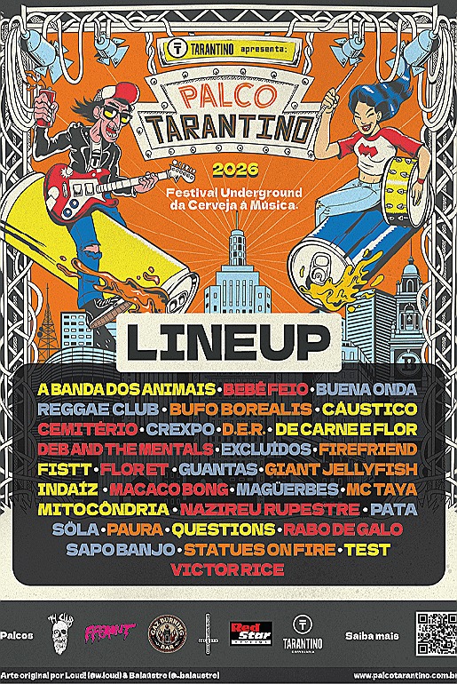  Palco Tarantino  aposta na música independente