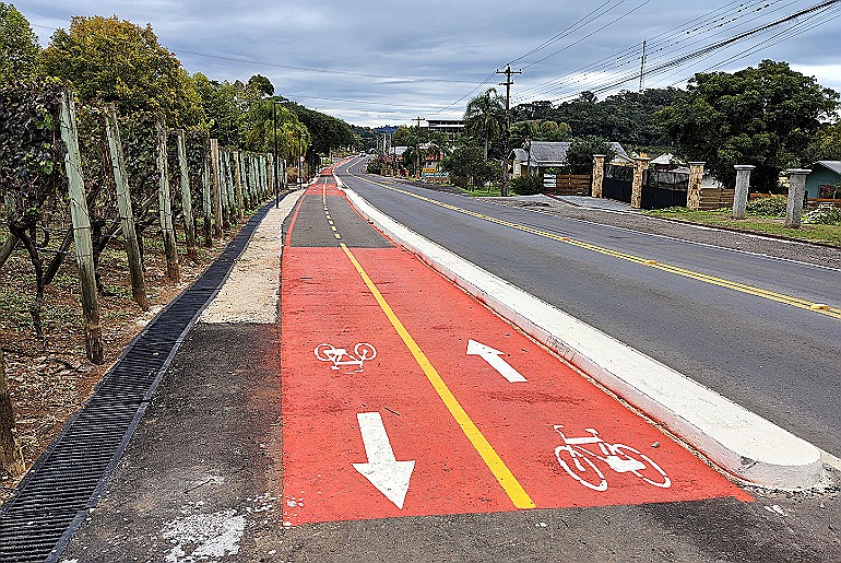 Ciclovia Vale dos Vinhedos inaugura dia 9 com 4,4 km