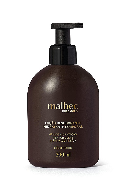 Hit na perfumaria masculina, Malbec Pure Gold está de volta