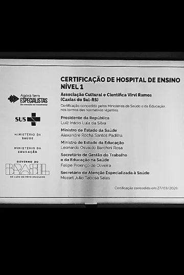 Virvi Ramos é certificado como Hospital de Ensino pelo Ministério da Saúde