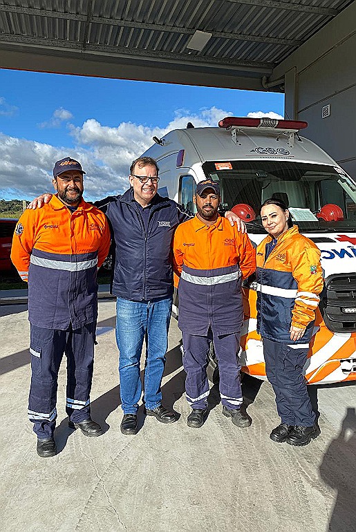 Atendimento da CSG salva motorista infartando em rodovia
