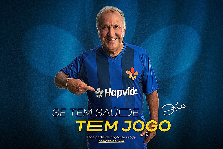 Zico é o novo Embaixador da Saúde da Hapvida em campanha 