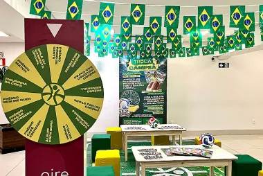 Prataviera Shopping entra no clima da Copa do Mundo