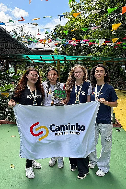 Estudantes da Rede Caminho são 1º lugar em feira de Ciências
