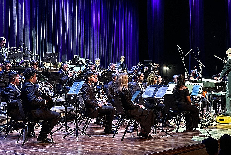 Orquestra Municipal de Sopros: Concerto à música brasileira