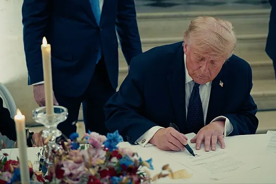 Trump assina acordo de paz entre IRÃ X EUA 