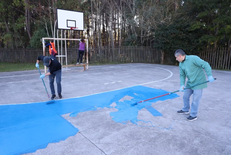 Instituto Elisabetha Randon realiza ação de pintura