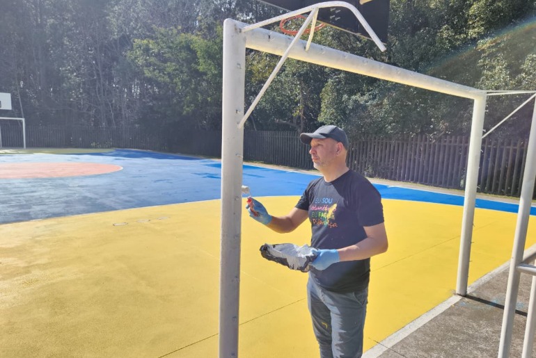 Instituto Elisabetha Randon realiza ação de pintura