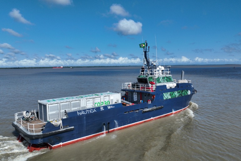 Barco movido a hidrogênio verde será palco de palestras