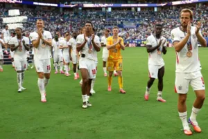Copa 2026 | Inglaterra fica em terceiro lugar depois da vitória de 6x4 sobre a França