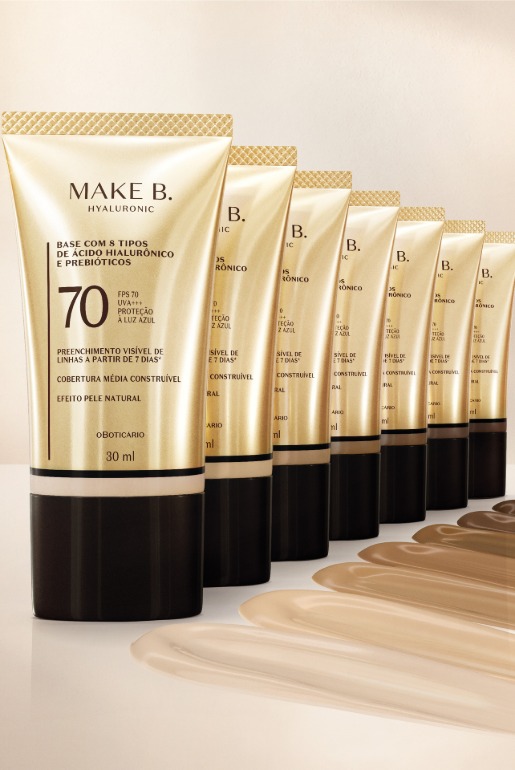 A base N°1 de vendas evoluiu: Make B. Hyaluronic está de volta com uma fórmula ainda mais poderosa