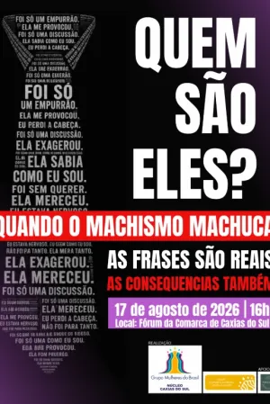 Exposição em Caxias do Sul provoca reflexão sobre os discursos que sustentam a violência contra as mulheres