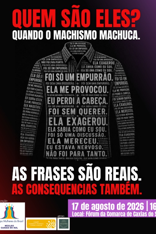 Exposição em Caxias do Sul provoca reflexão sobre os discursos que sustentam a violência contra as mulheres