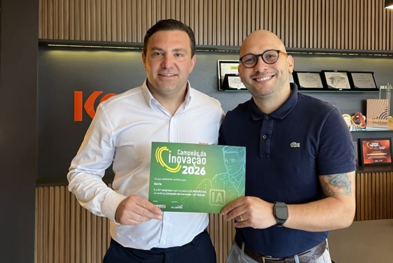 Koria está entre as Campeãs da Inovação 2026