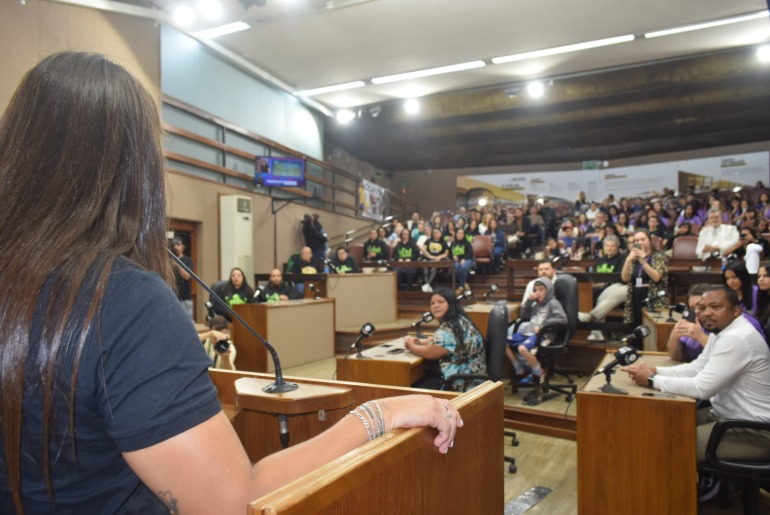 “O esporte mudou a minha vida”, declara Diana Santos, ao tornar-se Cidadã Emérita