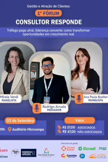 Microempa promove 1º Fórum de Consultores com foco em gestão e atração de clientes