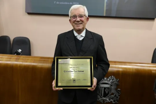 Câmara Municipal outorga o título de Cidadão Caxiense ao empresário Nadir Pedro Rizzi