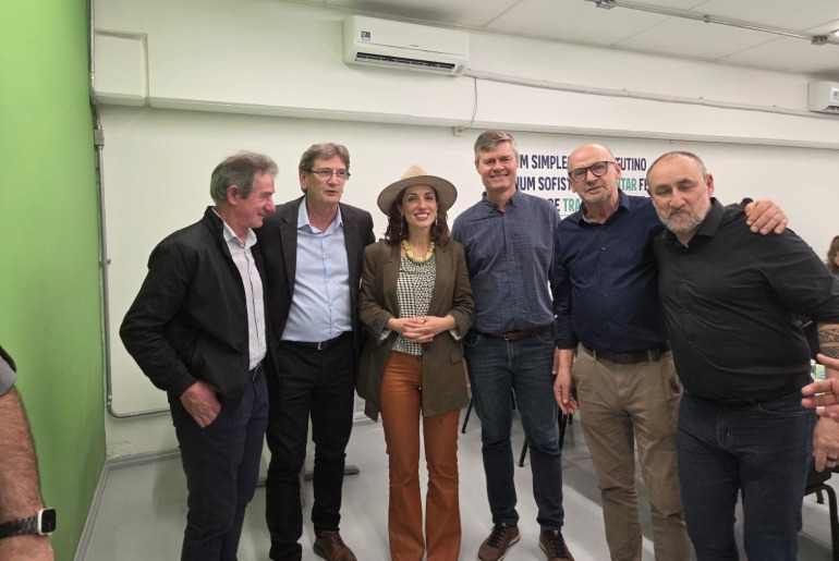 Direção da Cooperativa Santa Clara participa de agendas estratégicas na Expointer