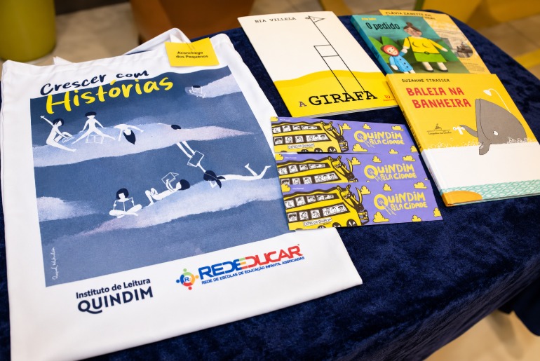 Instituto de Leitura Quindim e Rede Educar lançam projeto para fortalecer a leitura na primeira infância