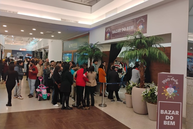 Bazar do Bem retorna ao Shopping Pelotas nesta sexta-feira (02) para quatro dias de compras e solidariedade 