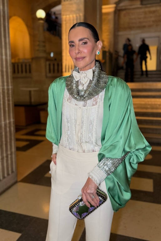 Marcella Zanoni prestigia programação exclusiva da Valentino durante a Paris Fashion Week 