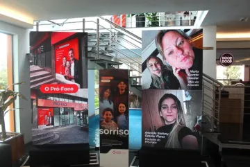 Exposição reúne histórias de pacientes atendidos pelo Pró-Face, do Círculo Saúde, em Caxias do Sul