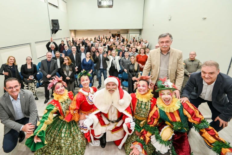 Lançado o Natal Brilha Caxias 2026. Iniciativa é da prefeitura e da CDL Caxias