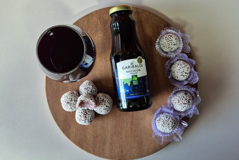Dia das Crianças pede receita de brigadeiro com suco de uva integral