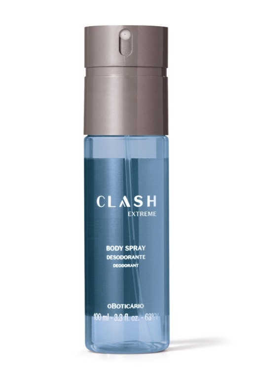 A força máxima do frescor: O Boticário apresenta Clash Extreme, com blend aromático duas vezes mais concentrado 
