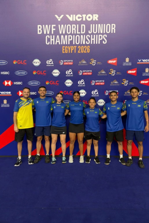 Recreio da Juventude marca presença no Mundial Júnior de Badminton com atleta e head coach na seleção brasileira