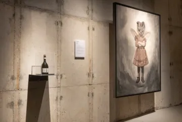 Túnel entre caves da Vinícola Luiz Argenta se transforma em galeria de arte
