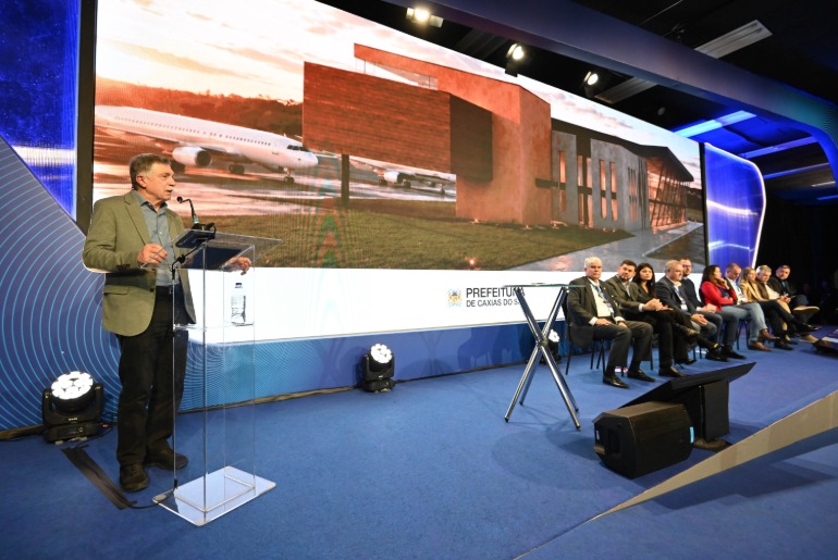 Assinada a ordem de serviço para o início das obras do Aeroporto da Serra Gaúcha