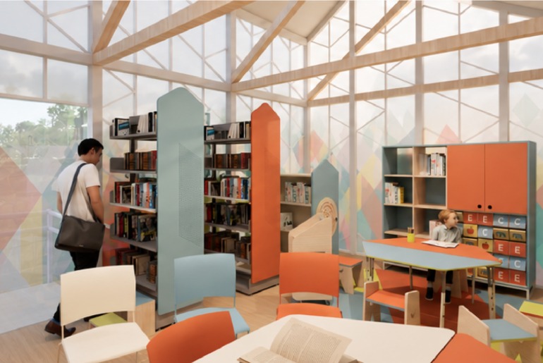 Banrisul Cultural instala biblioteca temporária na Praça da Alfândega
